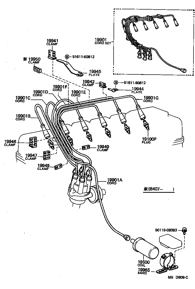  CROWN |  IGNITION COIL SPARK PLUG