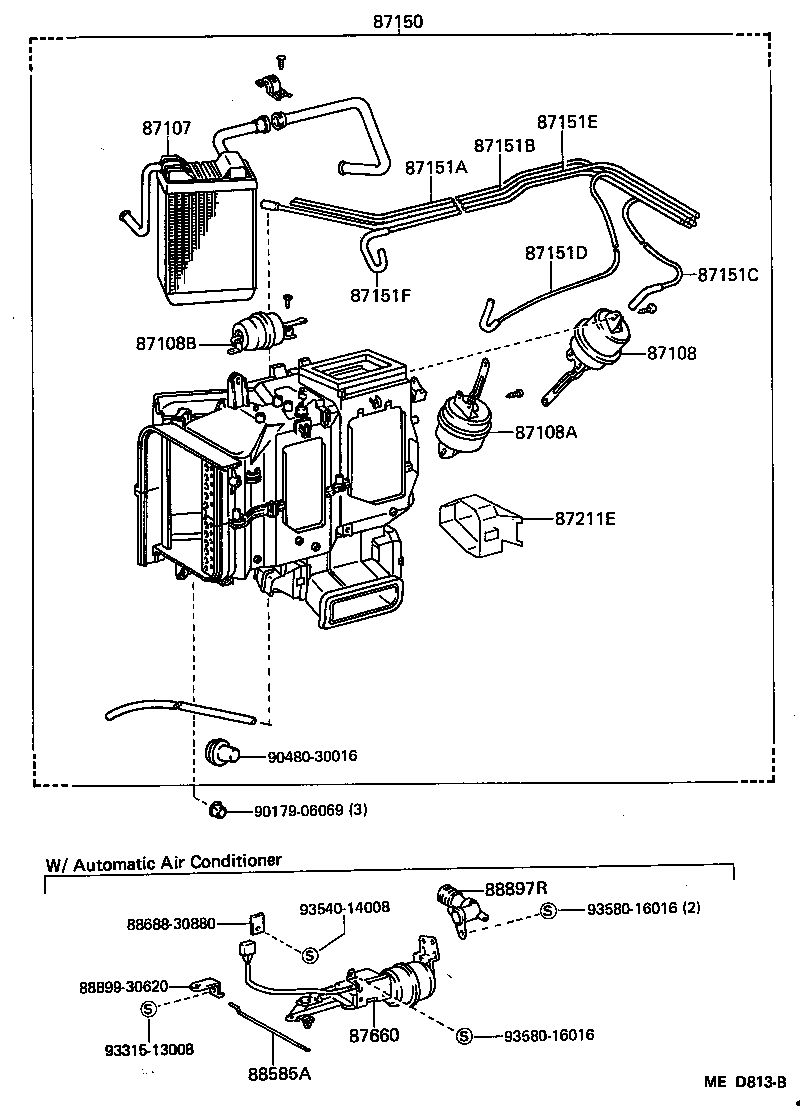  CROWN |  HEATING AIR CONDITIONING HEATER UNIT BLOWER