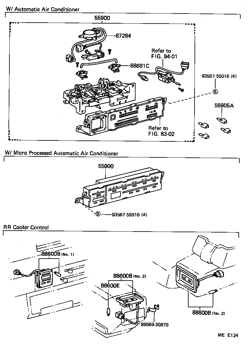  CROWN |  HEATING AIR CONDITIONING CONTROL AIR DUCT