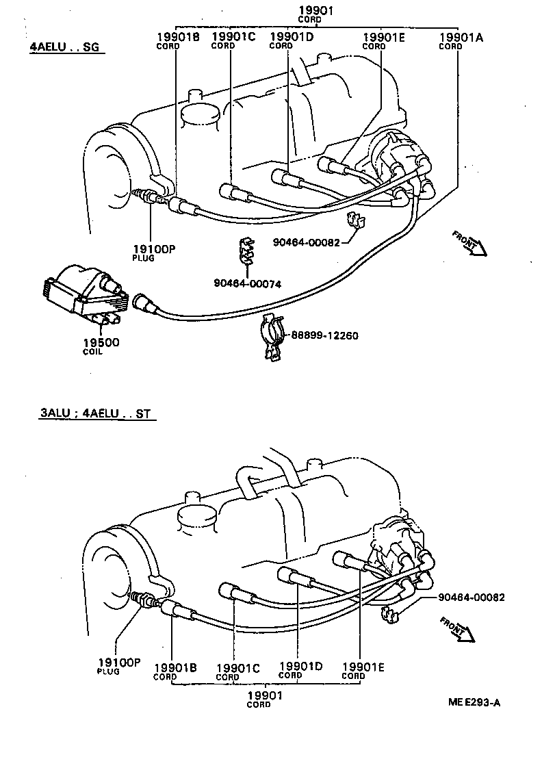  CARINA FF |  IGNITION COIL SPARK PLUG