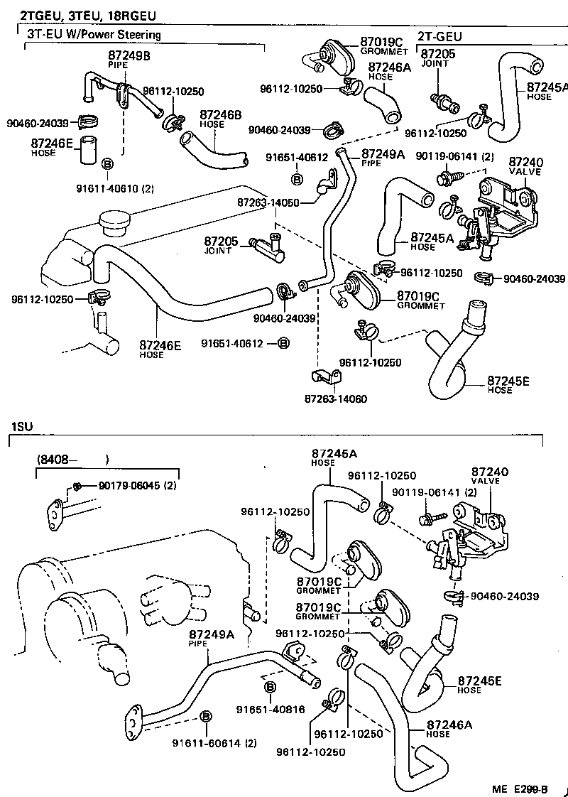  CELICA |  HEATING AIR CONDITIONING WATER PIPING