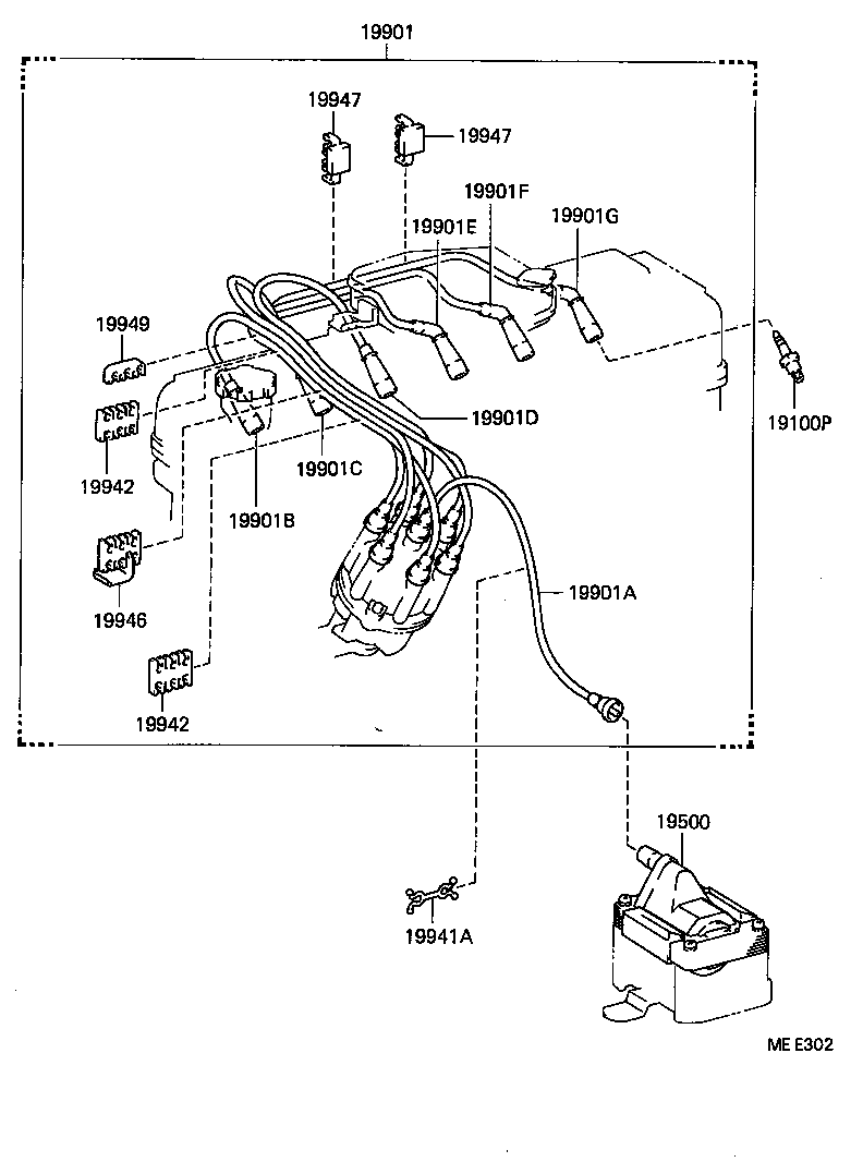  CHASER |  IGNITION COIL SPARK PLUG