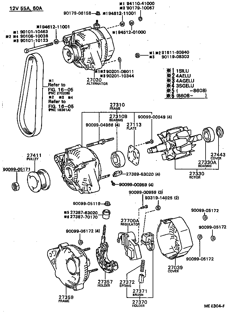  CARINA FF |  ALTERNATOR