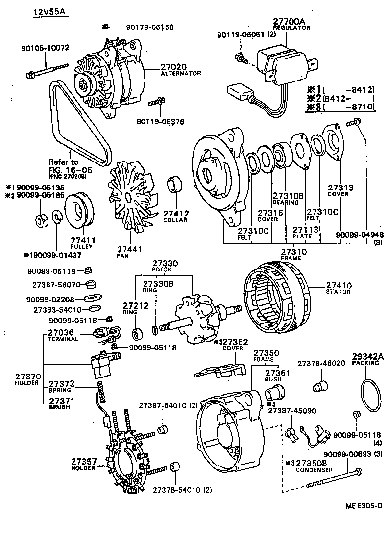  CARINA FF |  ALTERNATOR