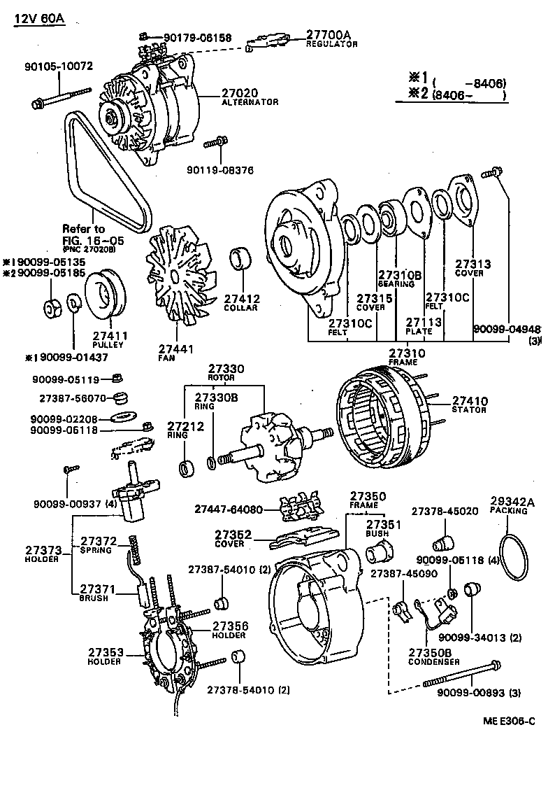  CARINA FF |  ALTERNATOR