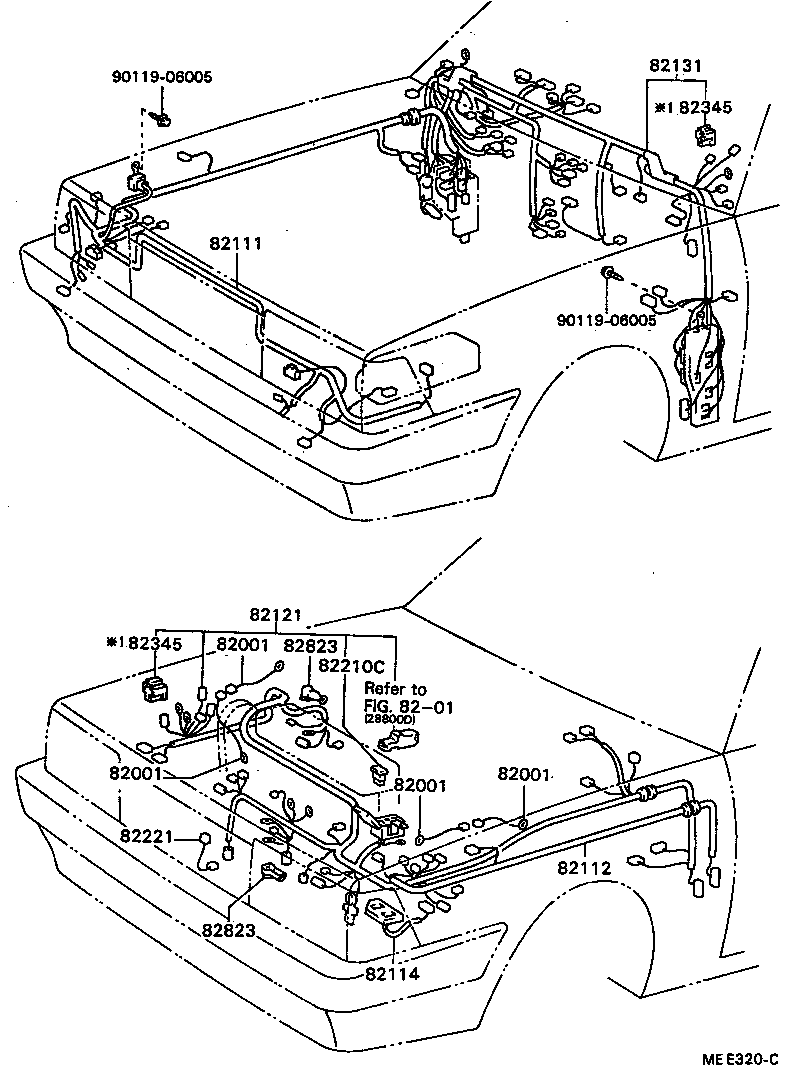  CARINA FF |  WIRING CLAMP