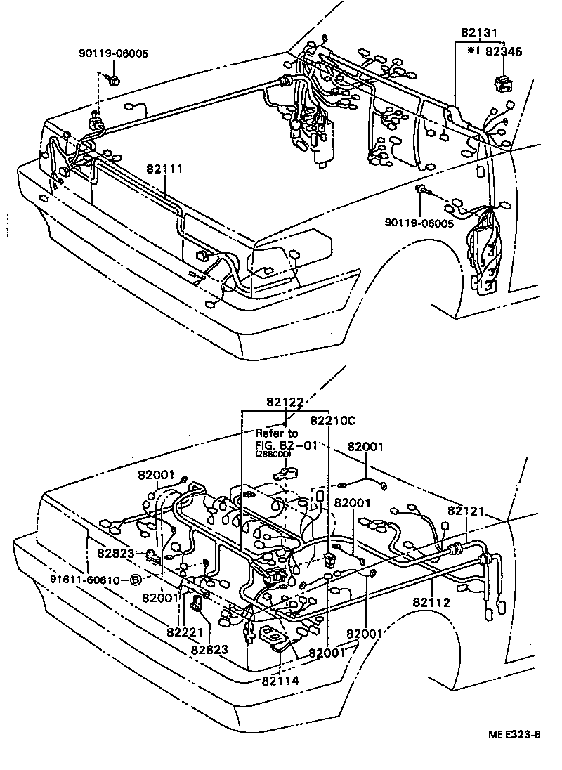  CARINA FF |  WIRING CLAMP