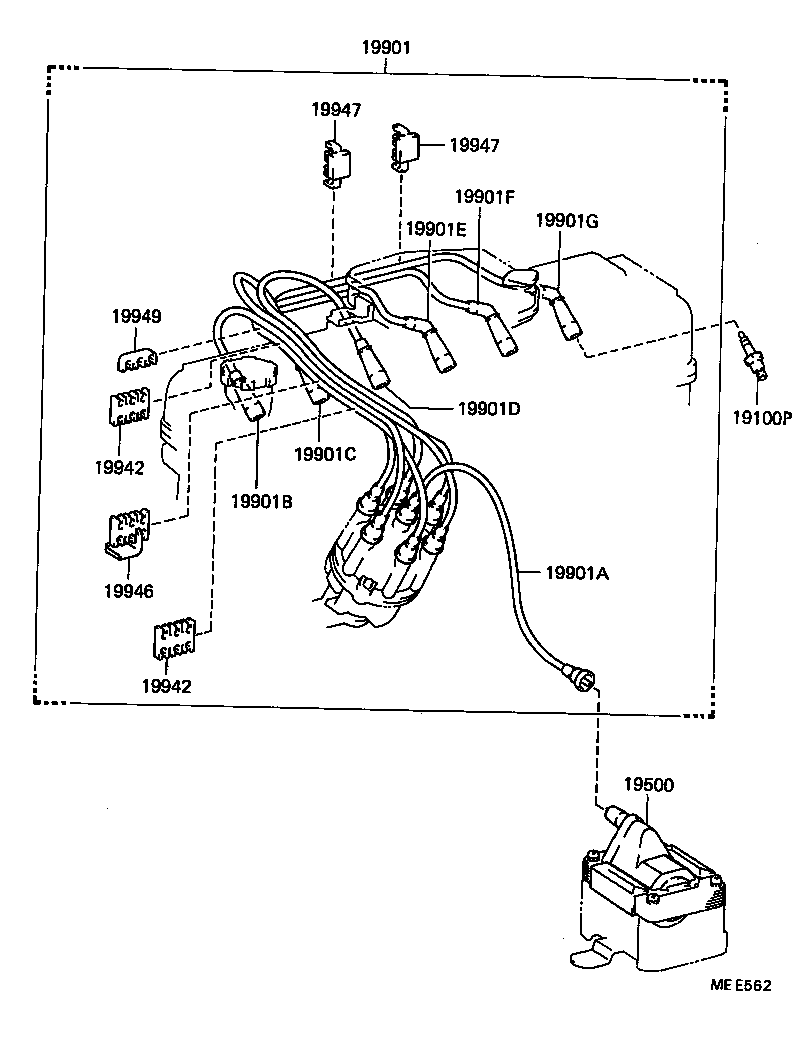  CROWN |  IGNITION COIL SPARK PLUG