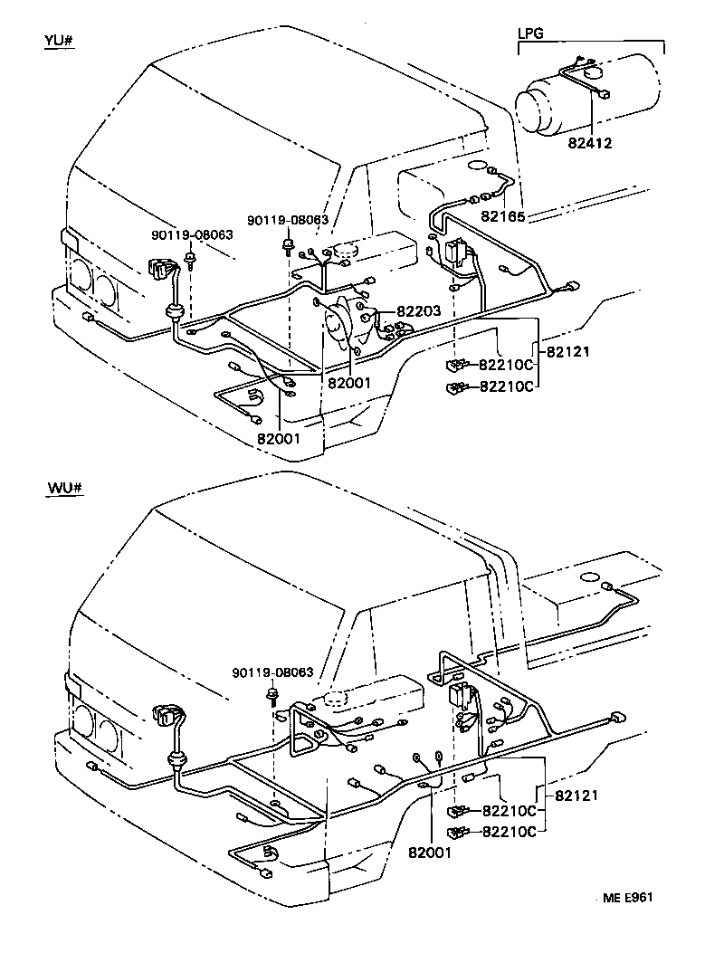  DYNA TOYOACE |  WIRING CLAMP