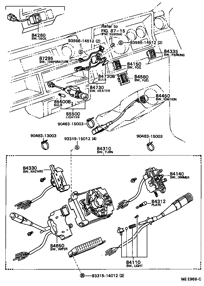  DYNA TOYOACE |  SWITCH RELAY COMPUTER