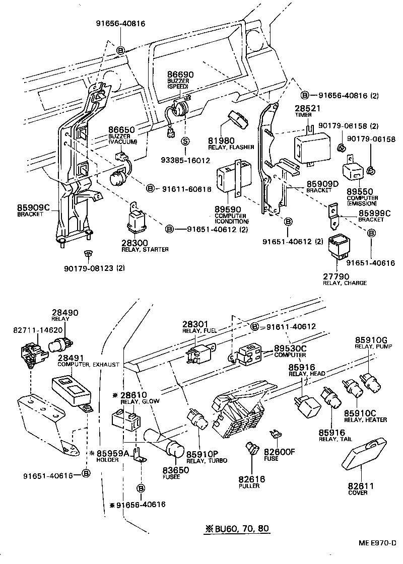  DYNA TOYOACE |  SWITCH RELAY COMPUTER