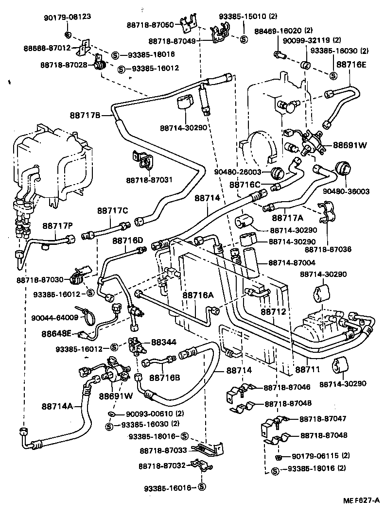  TOWN MASTERACE V WG |  HEATING AIR CONDITIONING COOLER PIPING