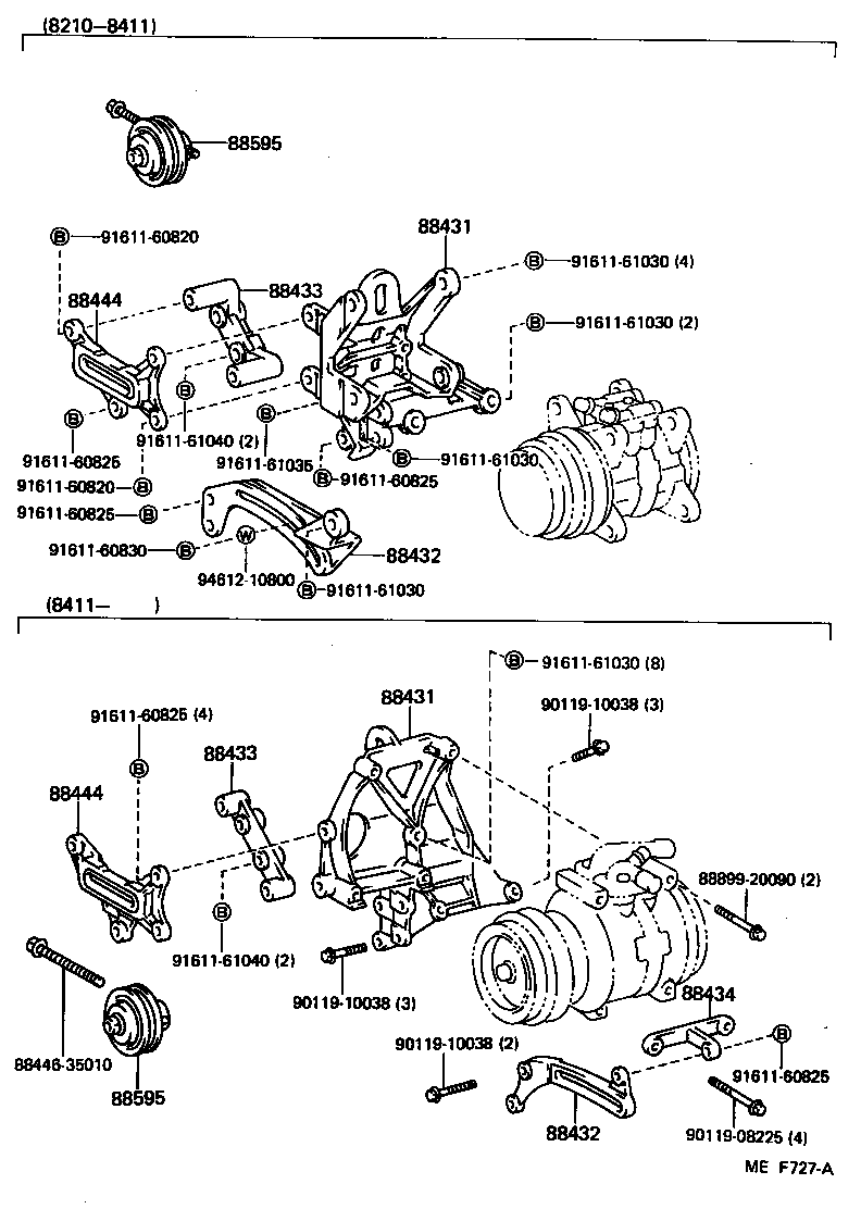  LAND CRUISER VAN |  HEATING AIR CONDITIONING COMPRESSOR