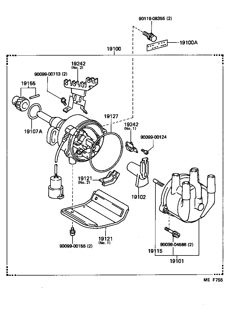  SPRINTER TRUENO |  DISTRIBUTOR