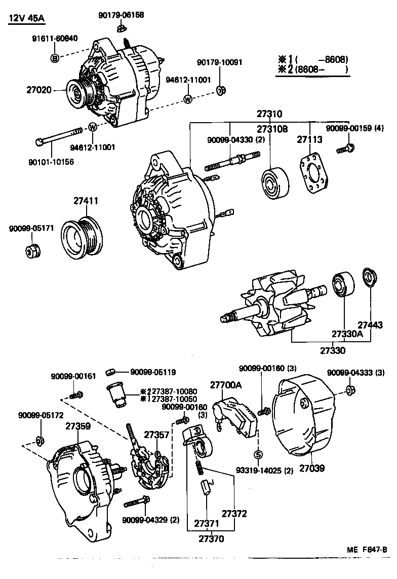  LITE TOWNACE TRUCK |  ALTERNATOR