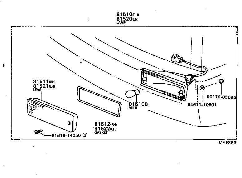  TOWN MASTERACE V WG |  FRONT TURN SIGNAL LAMP