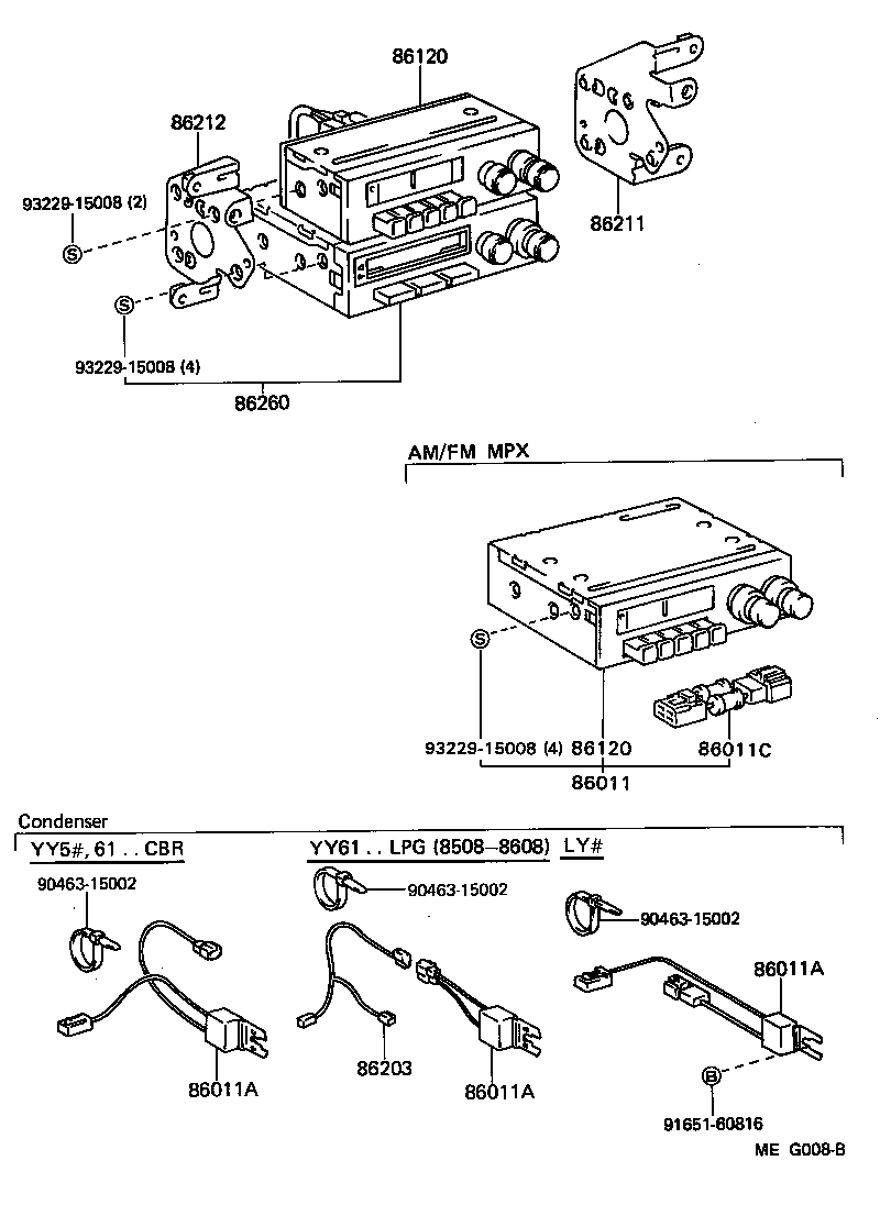  TOYOACE DYNA |  RADIO RECEIVER AMPLIFIER CONDENSER