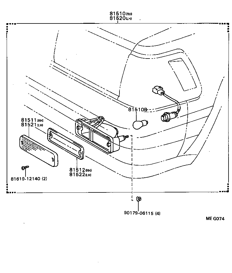  CARINA ED |  FRONT TURN SIGNAL LAMP
