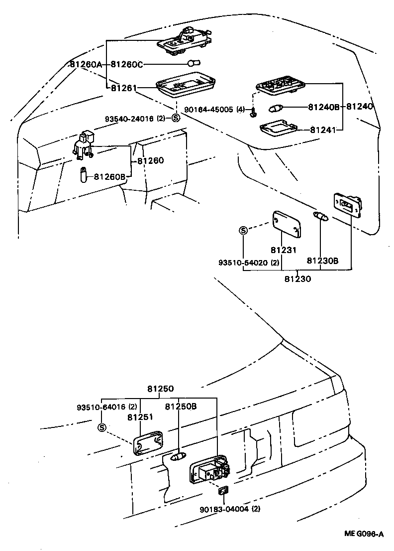  CELICA |  INTERIOR LAMP