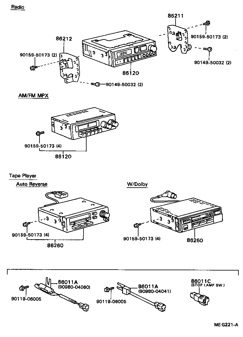  CELICA |  RADIO RECEIVER AMPLIFIER CONDENSER