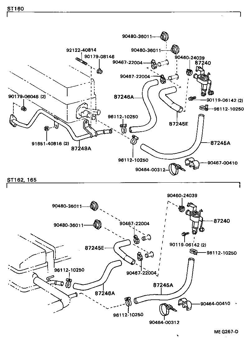  CELICA |  HEATING AIR CONDITIONING WATER PIPING