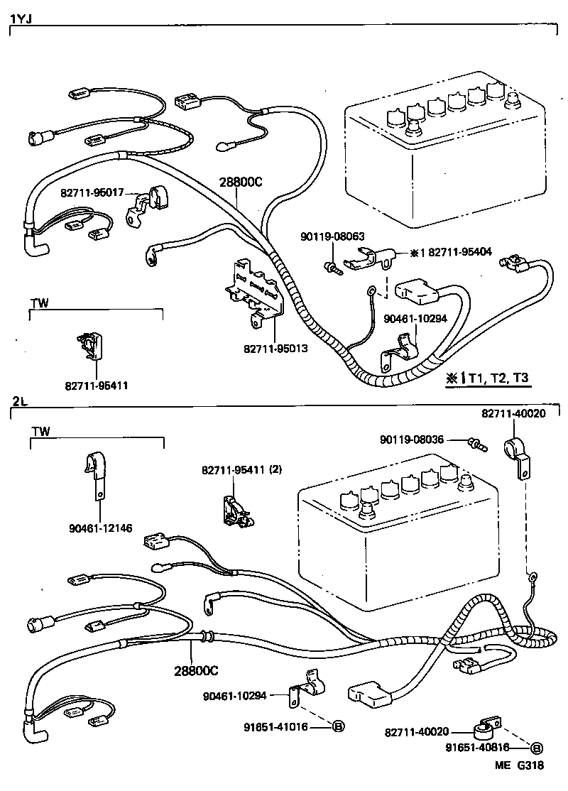  HIACE TRUCK |  BATTERY BATTERY CABLE