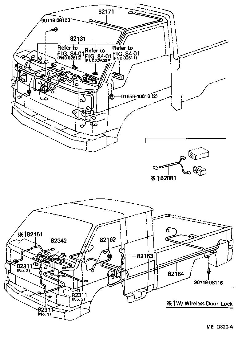 HIACE TRUCK |  WIRING CLAMP
