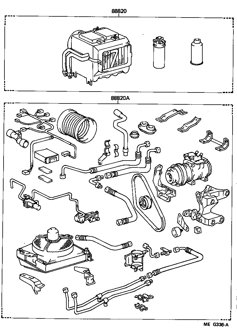  HIACE TRUCK |  HEATING AIR CONDITIONING SET