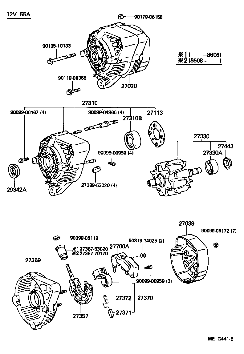  LITE TOWNACE TRUCK |  ALTERNATOR