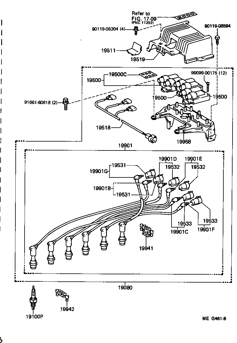  CROWN |  IGNITION COIL SPARK PLUG