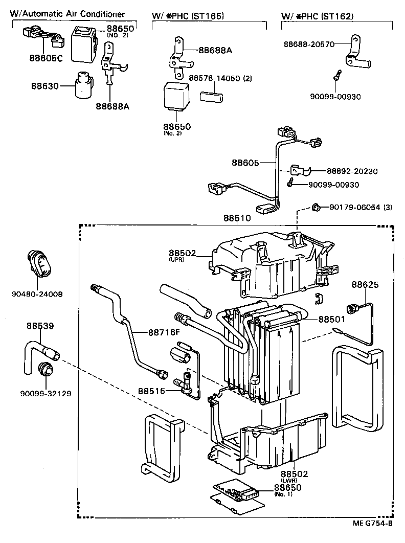  CELICA |  HEATING AIR CONDITIONING COOLER UNIT