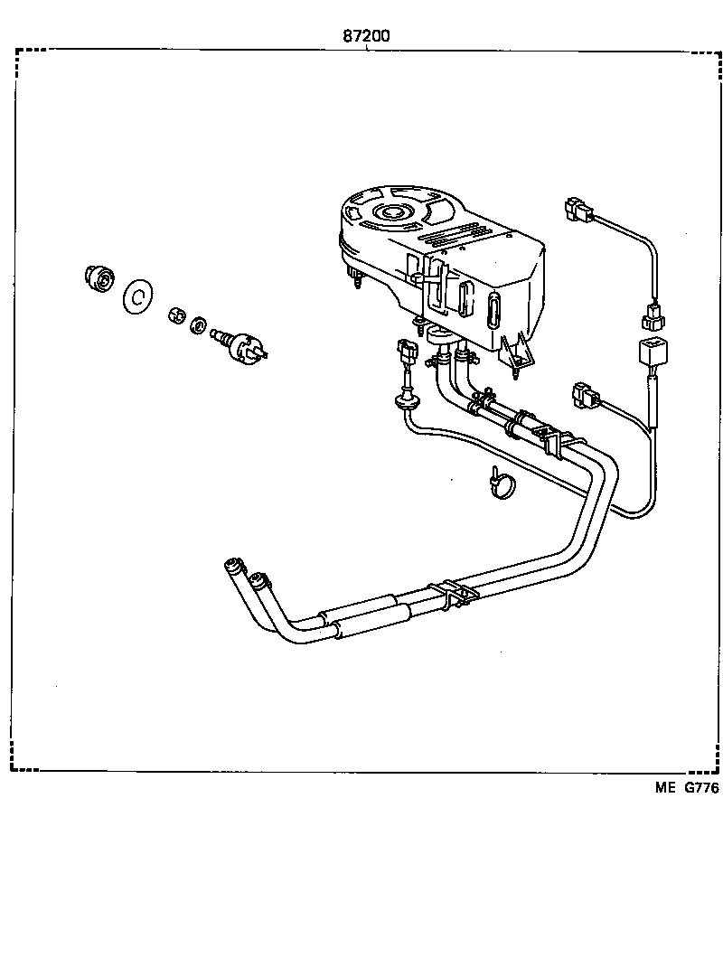  HIACE TRUCK |  HEATING AIR CONDITIONING SET