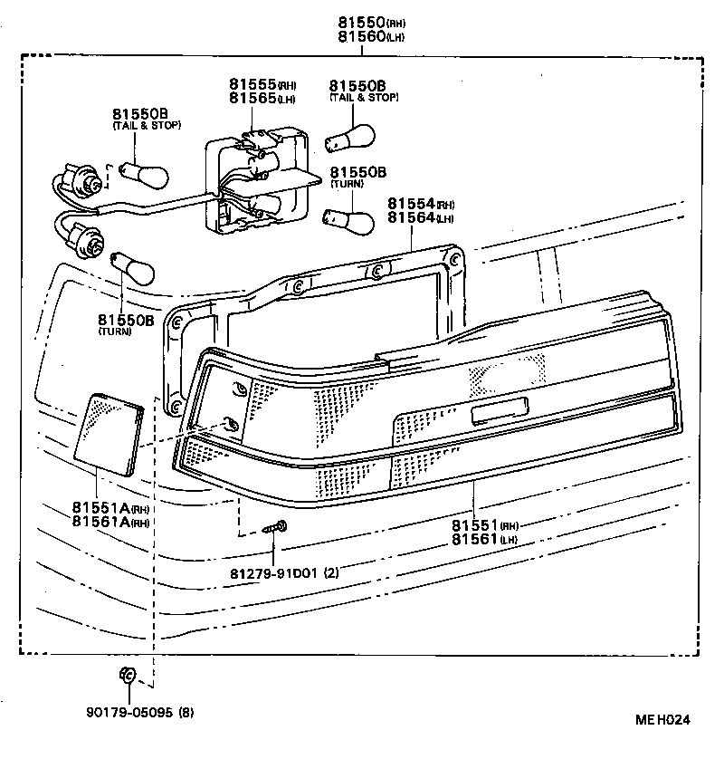  SOARER |  REAR COMBINATION LAMP