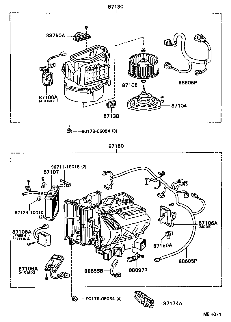  SOARER |  HEATING AIR CONDITIONING HEATER UNIT BLOWER