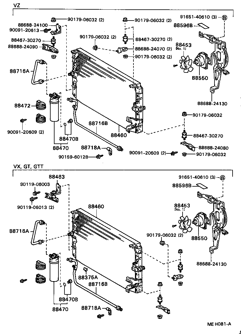  SOARER |  HEATING AIR CONDITIONING COOLER PIPING