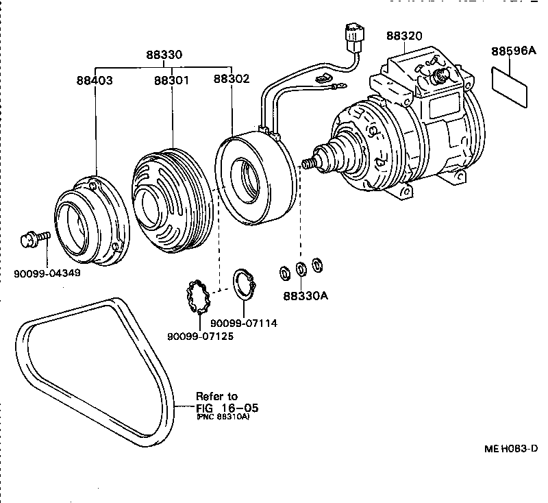  SOARER |  HEATING AIR CONDITIONING COMPRESSOR