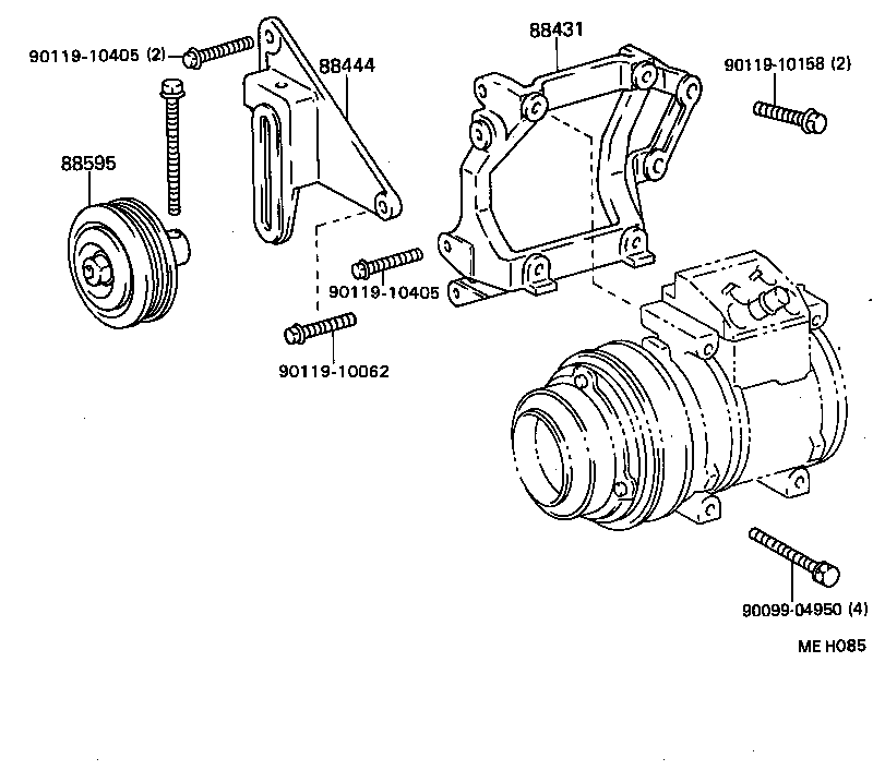  SOARER |  HEATING AIR CONDITIONING COMPRESSOR