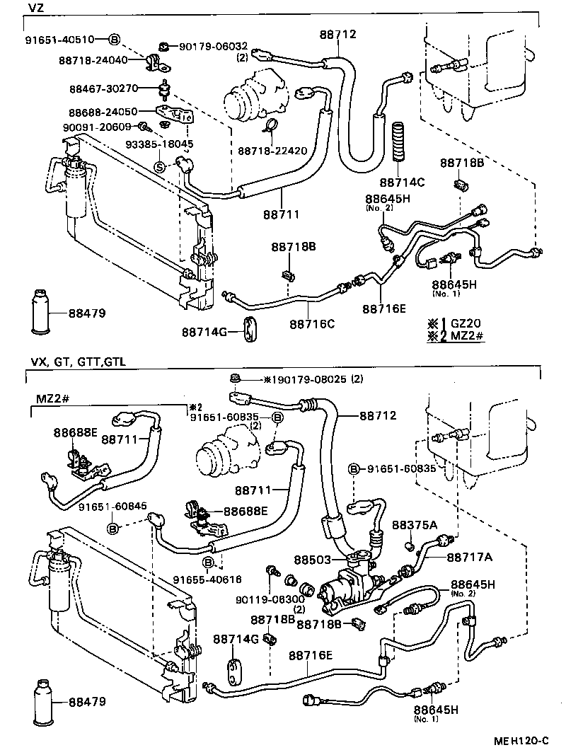  SOARER |  HEATING AIR CONDITIONING COOLER PIPING