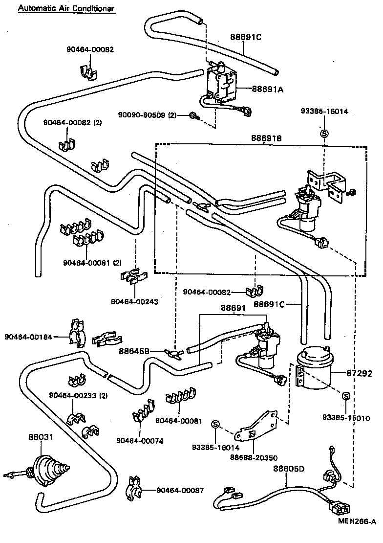  CARINA FF |  HEATING AIR CONDITIONING VACUUM PIPING