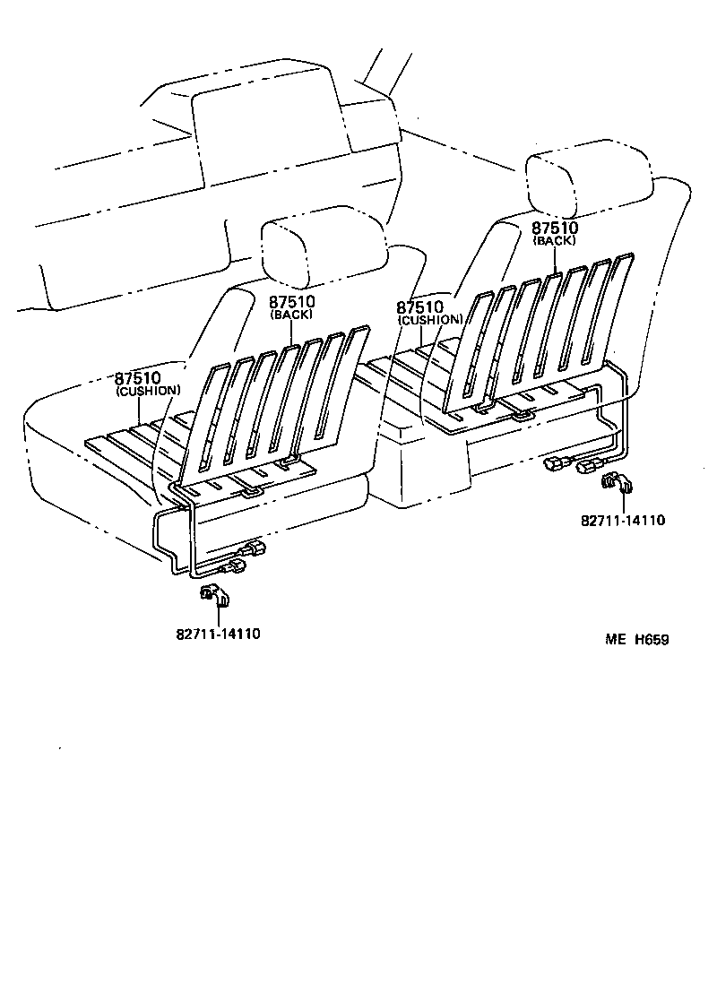  LAND CRUISER VAN |  SEAT MOTOR SEAT HEATER