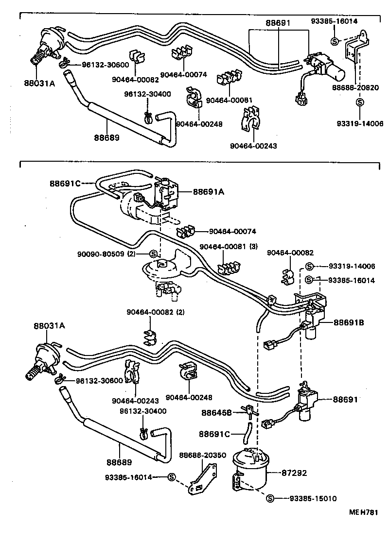  CARINA FF |  HEATING AIR CONDITIONING VACUUM PIPING