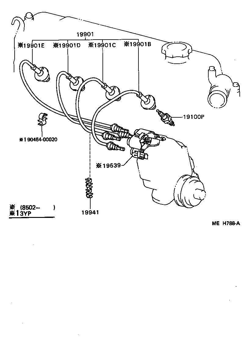  HIACE VAN WAGON |  IGNITION COIL SPARK PLUG