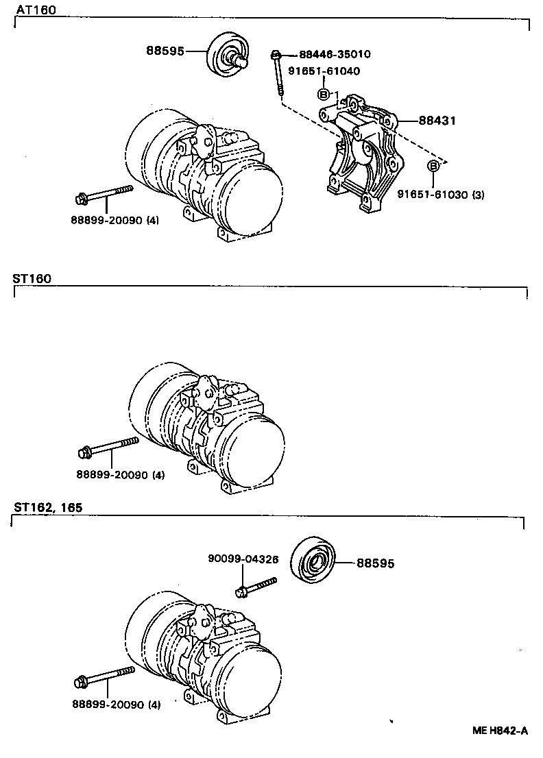  CELICA |  HEATING AIR CONDITIONING COMPRESSOR