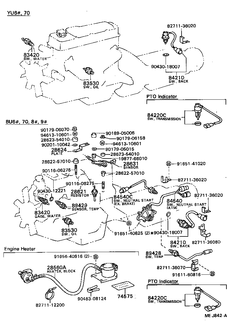  DYNA TOYOACE |  SWITCH RELAY COMPUTER