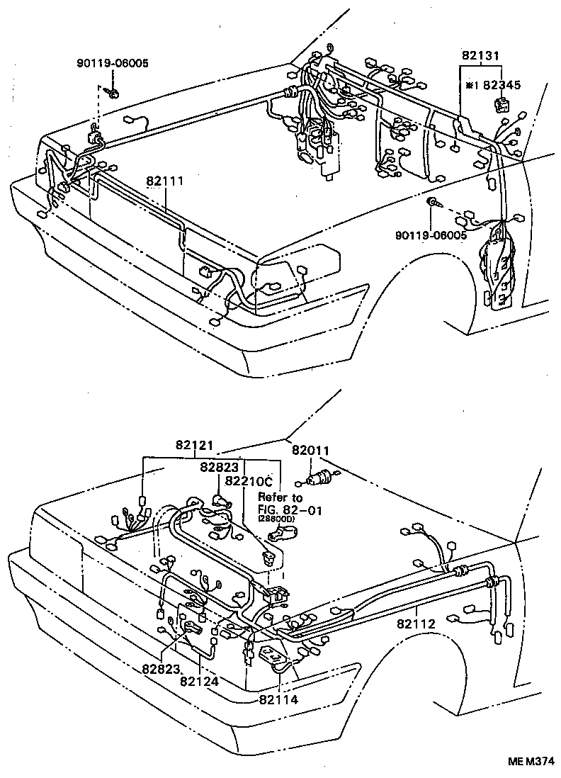  CARINA FF |  WIRING CLAMP