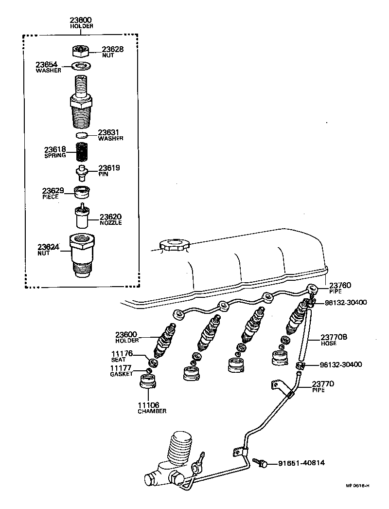  COASTER |  INJECTION NOZZLE