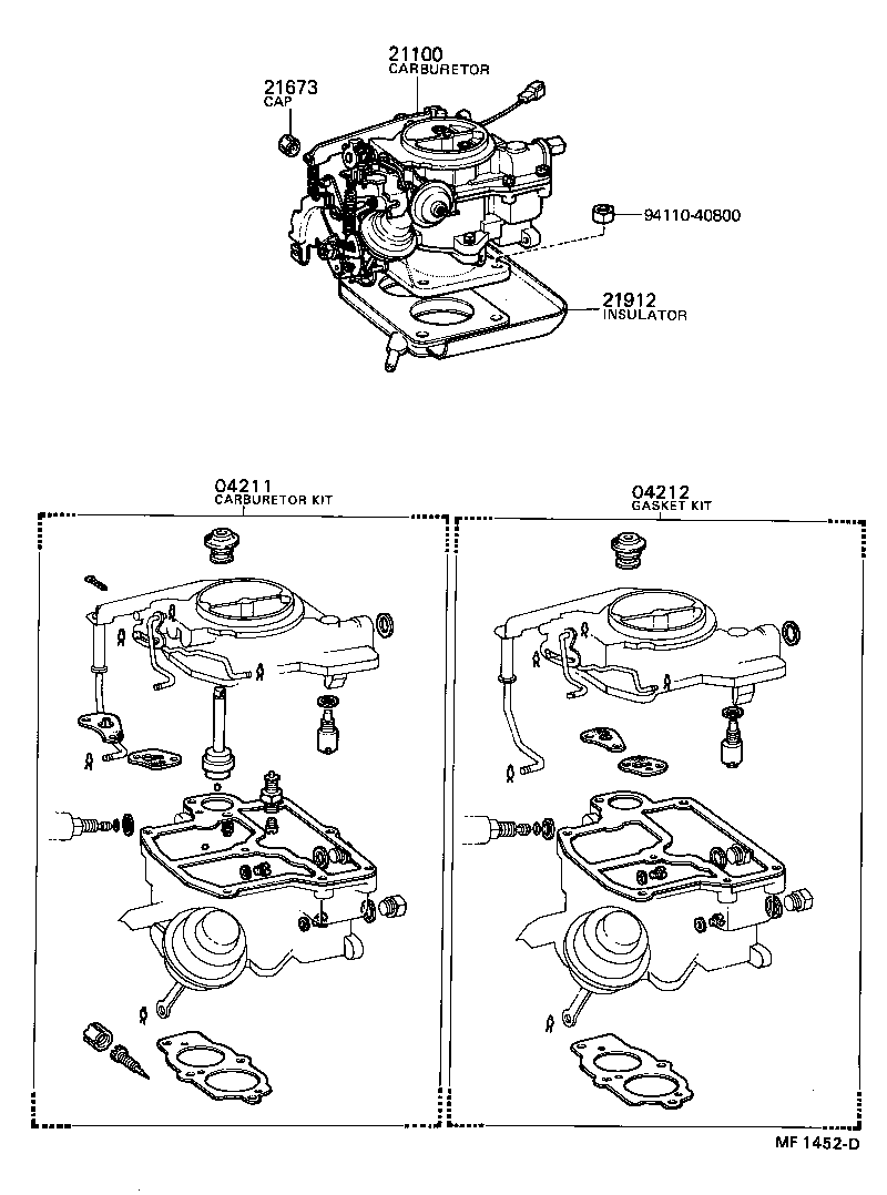  PUBLICA |  CARBURETOR ASSEMBLY