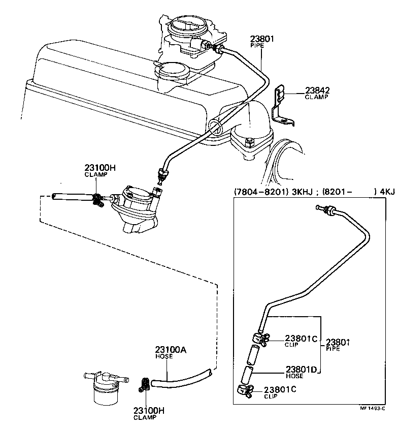  PUBLICA |  FUEL PUMP PIPE