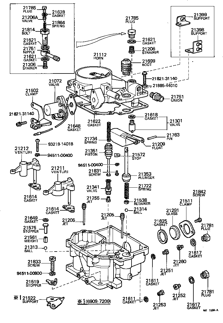  LAND CRUISER VAN |  CARBURETOR