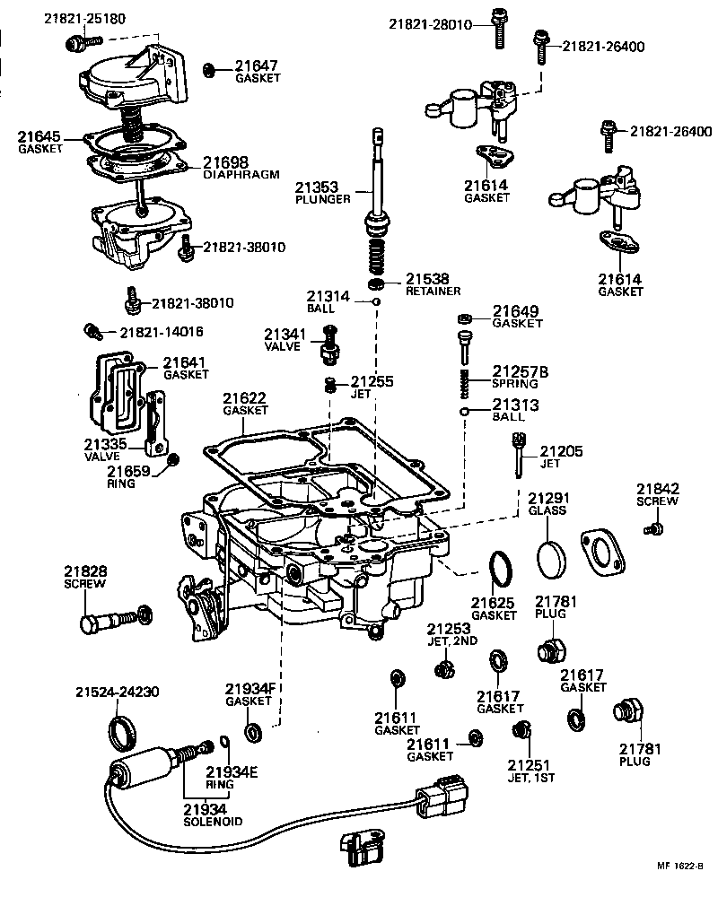  TOWN MASTERACE V WG |  CARBURETOR